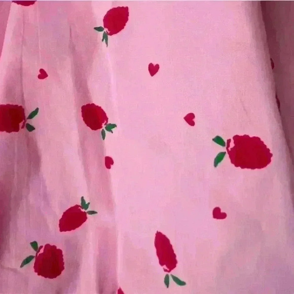 ASOS Design Women's Petites Size 4 Pink Floral Mini Skirt in strawberry - Picture 4 of 11